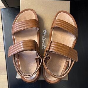 Madewell Tan Leather Sandals
